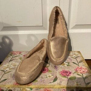 Uggs Cozy Metallic Pink Women's Slip-On Loafers